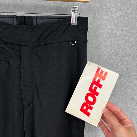 Roffe Mens VTG Jett Ski Pant Size 28 Regular Stretch Wool Blend Deadstock NWT - Picture 5 of 16
